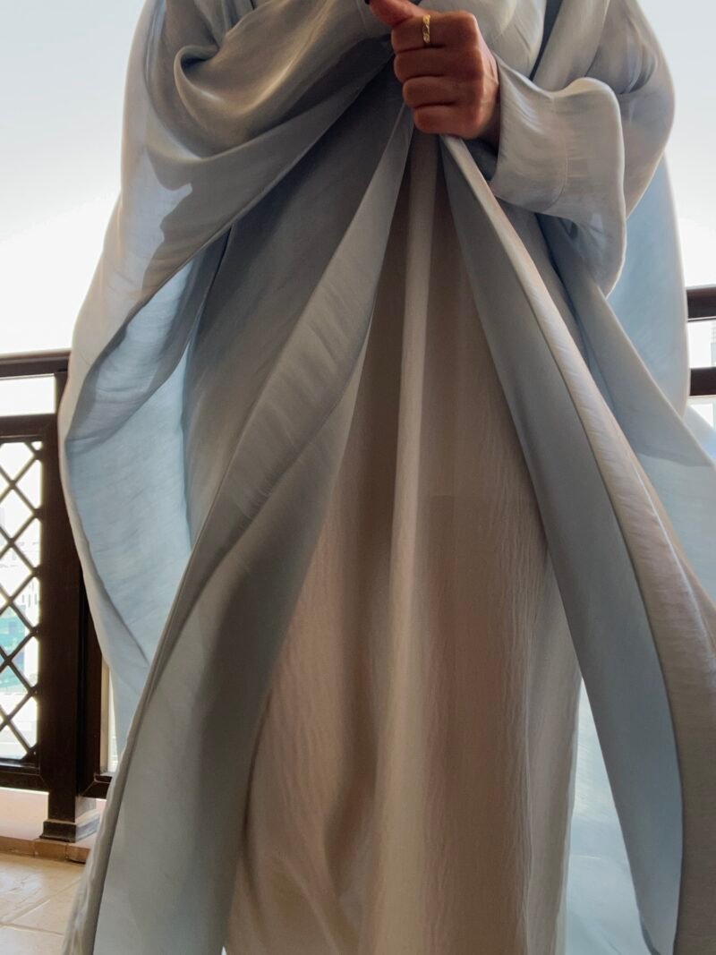 bisht butterfly silk abaya Samah Collection