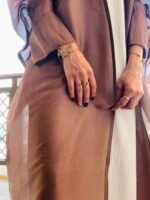 bisht butterfly silk abaya Samah Collection