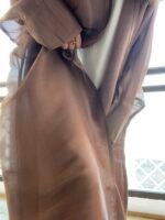 bisht butterfly silk abaya Samah Collection