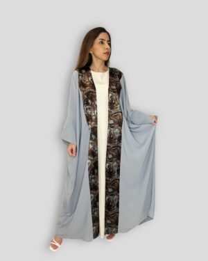 luxury half Bahraini abaya Earth and Sky