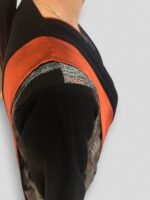 kloosh abaya Amber Black jet black