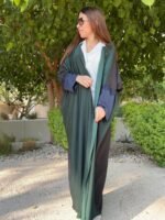 bisht butterfly abaya Three for Green