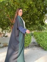 bisht butterfly abaya Three for Green