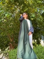 bisht butterfly abaya Three for Green