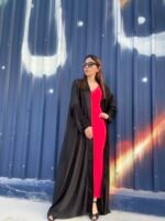 silk abaya Silk’s Subtle Grace black