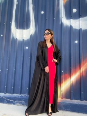 silk abaya Silk’s Subtle Grace black