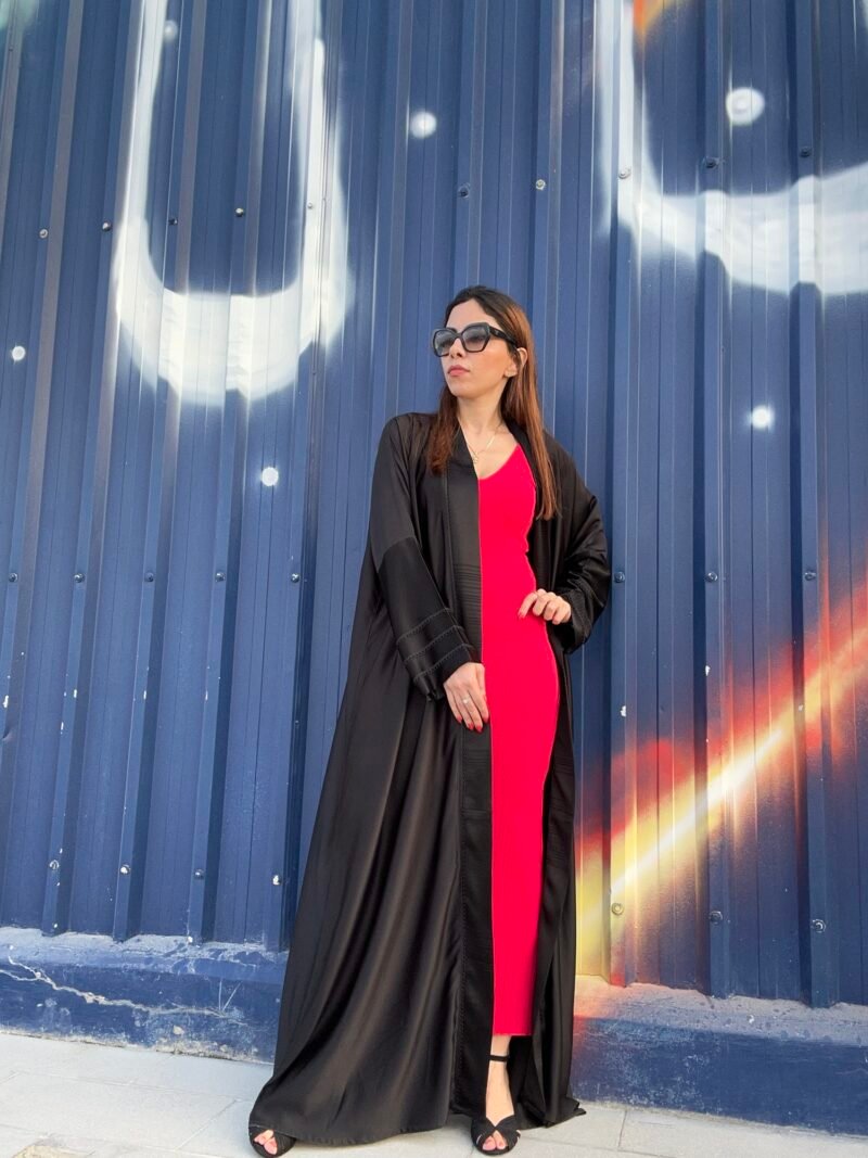 silk abaya Silk’s Subtle Grace black