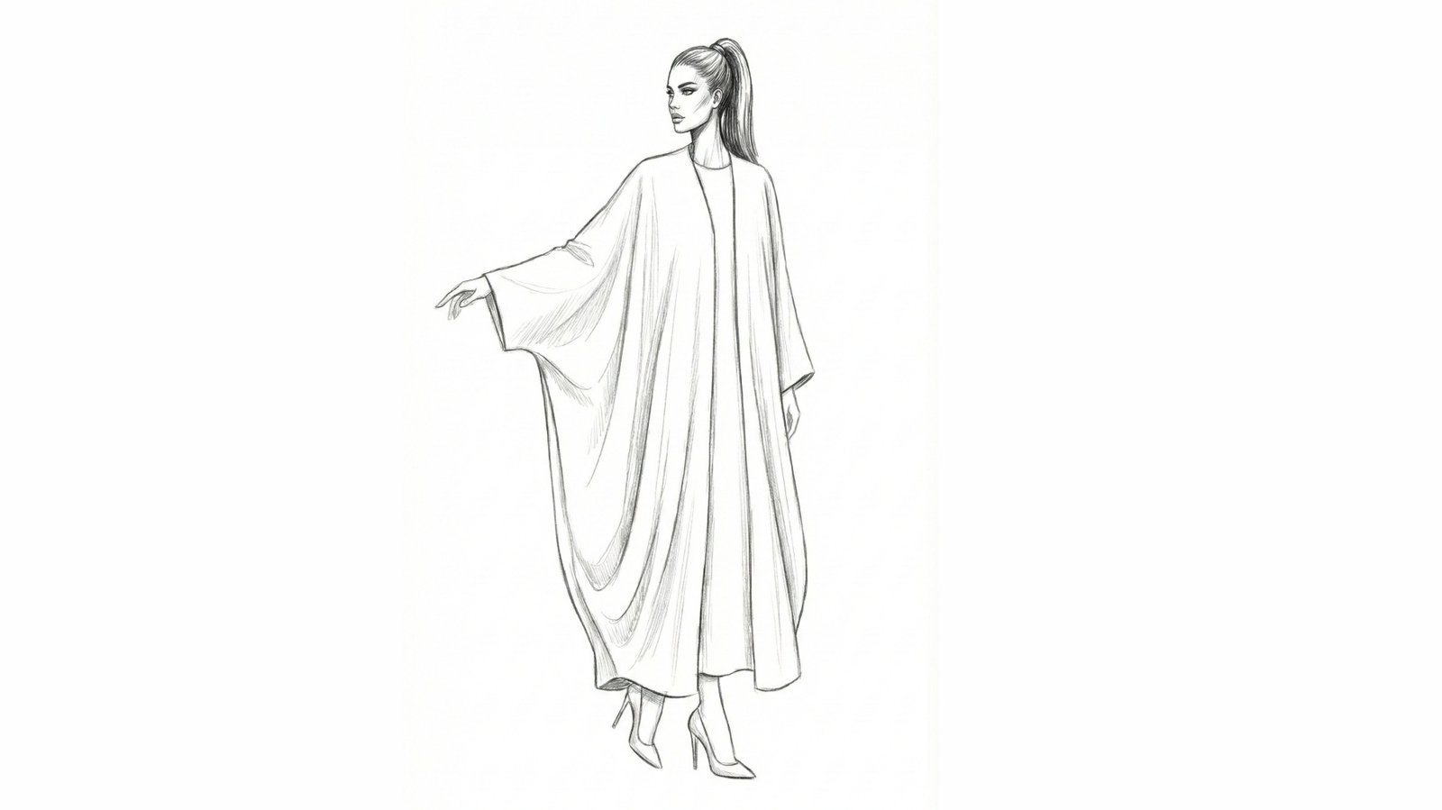 Half Bahraini Abayas