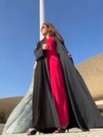 bisht double faced abaya Almost Two Faced