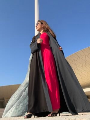 bisht double faced abaya Almost Two Faced