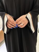 butterfly abaya Artistic Aura black