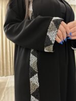 kloosh abaya Beaded Elegance black